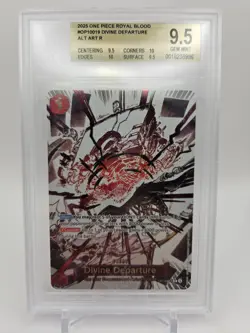 One Piece TCG Royal Blood OP10-019 Divine Departure ALT ART R BGS 9.5 - Image 1