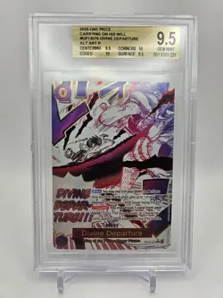 One Piece Carrying on His Will OP13076 Divine Departure ALT ART BGS 9.5 - Image 1