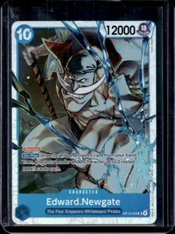 2025 One Piece Carrying On His Will Edward.Newgate Super Rare #OP13-042 - Image 1