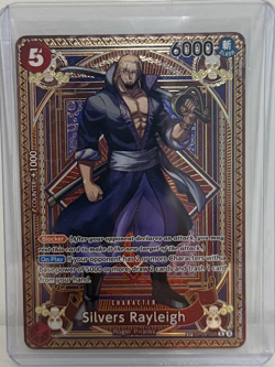 Silvers Rayleigh OP09-005 R SP One Piece Card Game A Fist of Divine Speed M/NM - Image 1