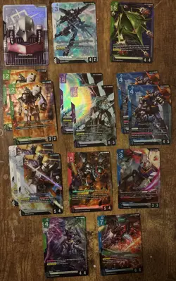 Gundam Tcg Lr Lot 15 Cards - Image 1