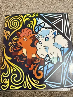 Pokemon Center Alolan Vulpix Card Binder with PTCG LOT Holo/Secret/GX/Full Art - Image 1