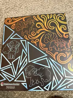 Pokemon Center Alolan Vulpix Card Binder with PTCG LOT Holo/Secret/GX/Full Art - Image 2