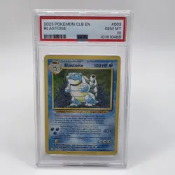 Blastoise 003/034 PSA 10 CLC English Classic Collection Pokemon Card Game - Image 1