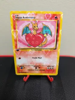 Pokemon Happy Anniversary Holographic Custom Card - Pokemon Card Custom - Image 1