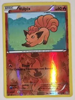 Vulpix Pokemon Dragons Exalted 18/124 Reverse Holo Pokemon Card #18 - Image 3