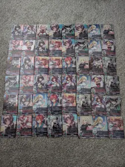Nexton 4.0 SR Lot Of 48 Foil Cards Lycee Overture Yanagi Kanon Scarlet Wistaria - Image 1