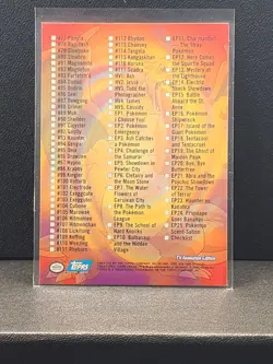 Pokemon TCG Topps Trading Cards Series 2 Checklist - Near Mint - Image 2