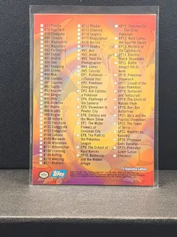 Pokemon TCG Topps Trading Cards Series 2 Checklist - Near Mint - Image 2