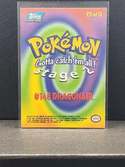 Dragonair #148 - TOPPS SERIES E11 OF 12 BLUE LOGO Pokemon Card TCG Non Holo - NM - Image 2