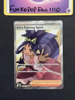 Iris's Fighting Spirit 180/159 Full Art Ultra Rare Journey Together Pokemon Card - Image 1