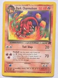 Dark Charmeleon Pokemon Team Rocket 32/82 Uncommon Pokemon TCG Card - Image 1
