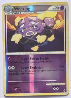 Weezing Pokemon Call Of Legends 38/95 Pokemon Card TCG Reverse Holo Rare - Image 1