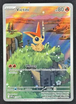 Victini 208 Sv: Scarlet & Violet Black Star Promo Card NM #208 - Image 1