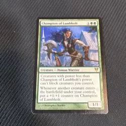 Champion of Lambholt Magic The Gathering Mtg Rare Avacyn Restored Card - Image 1