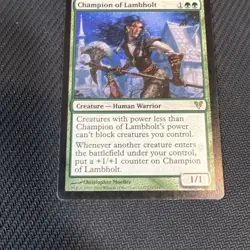 Champion of Lambholt Magic The Gathering Mtg Rare Avacyn Restored Card - Image 3