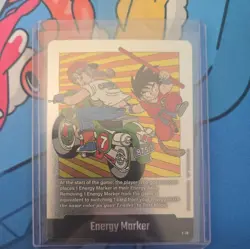 Energy Marker E-70 Silver Manga Booster 02 Dragon Ball Card Bulma English - Image 1