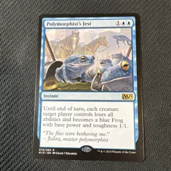 Polymorphist's Jest Magic The Gathering Mtg Rare M15 Card - Image 1