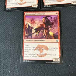 Monastery Swiftspear Magic The Gathering Mtg Khans of Tarkir Card 3 - Image 3