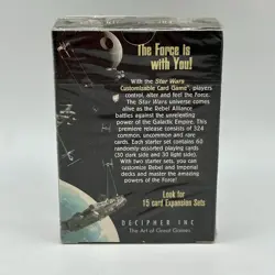 1995 Star Wars Customizable Card Game Premiere 60 Card Starter Set Deck Sealed! - Image 2