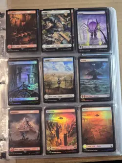 Magic The Gathering -MTG- BINDER LOT Halos, Extended Art and Commons. - Image 1