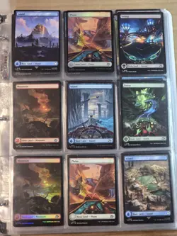 Magic The Gathering -MTG- BINDER LOT Halos, Extended Art and Commons. - Image 2
