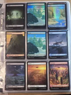 Magic The Gathering -MTG- BINDER LOT Halos, Extended Art and Commons. - Image 3