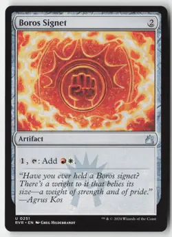 MTG - Boros Signet U Ravnica Remastered 251 LP-NM - Image 1