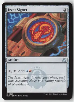 MTG - Izzet Signet U Ravnica Remastered 261 LP-NM - Image 1