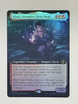 Kirol, Attentive First-Year - Foil - Extended Art - MTG Lorwyn Eclipsed - Magic - Image 1