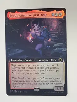 Kirol, Attentive First-Year - Foil - Extended Art - MTG Lorwyn Eclipsed - Magic - Image 2