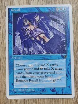 MTG - (x2) Recall, Chronicles. Both are in mint or near mint condition. - Image 4