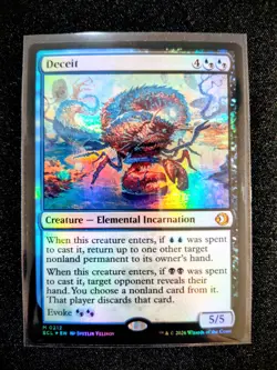 MTG Deceit Foil 0212 Lorwyn Eclipsed NM - Image 1