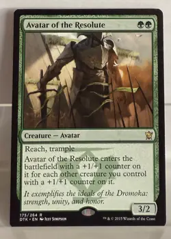 Magic the Gathering - Avatar of the Resolute #175 Rare: Dragons of Tarkir - Image 1