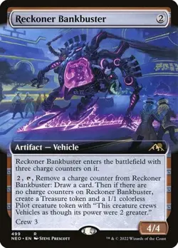 Reckoner Bankbuster - Extended Art Kamigawa: Neon Dynasty NM MTG - Image 1