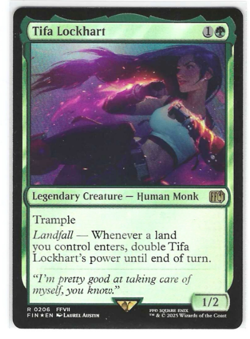 Tifa Lockhart Final Fantasy Foil NM - Image 1