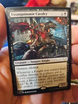 MTG - March of the Machine - Exsanguinator Cavalry - NM - NF - Image 1