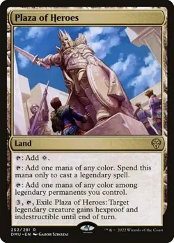 Plaza of Heroes Dominaria United NM MTG - Image 1