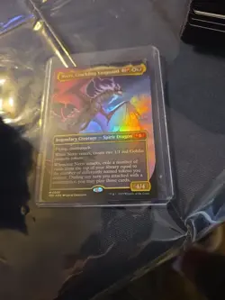 mtg commander deck Neriv, Crackling Vanguard With Sleeves And Custom Deck Box - Image 2