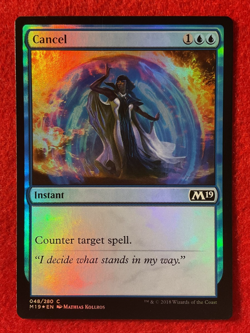 Cancel - Foil - Core Set 2019 - Magic the Gathering - MTG - Image 1
