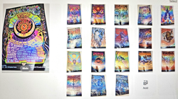 MTG 11x17 Size FOIL LOTR Set Bundle One Of Each 19 Different Posters - Image 1