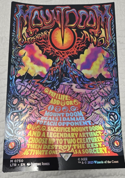 MTG 11x17 Size FOIL LOTR Set Bundle One Of Each 19 Different Posters - Image 4