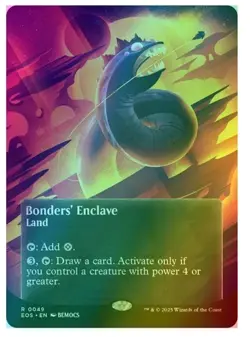 Bonders' Enclave (0049) (Borderless) Edge of Eternities: Stellar Sights Foil - Image 1