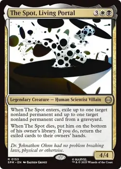 FOIL THE SPOT, LIVING PORTAL mtg NM Marvel's Spider-Man 1 Rare - Image 1