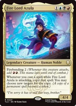 FOIL FIRE LORD AZULA x1 mtg NM The Last Airbender 1 Rare - Image 1