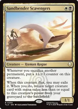 FOIL SANDBENDER SCAVENGERS x1 mtg NM The Last Airbender 1 Rare - Image 1