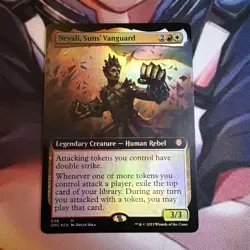 Neyali, Suns' Vanguard (Extended Art) Commander: Phyrexia: All Will Be One Foil - Image 1