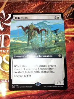 Belonging (Extended Art) Commander: Lorwyn Eclipsed Regular - Image 1