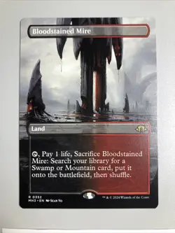 NM Bloodstained Mire - (Borderless) Modern Horizons 3 - Image 2