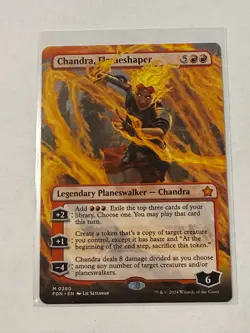 Chandra, Flameshaper (Borderless) - Foundations 360 - Magic The Gathering - Image 1